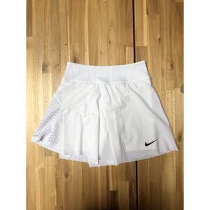 Nike Dri-FIT ADV Tennis Skort XS White Pleated Athletic Skirt Golf